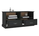 vidaXL TV-Schrank Schwarz Holzwerkstoff Bild 5