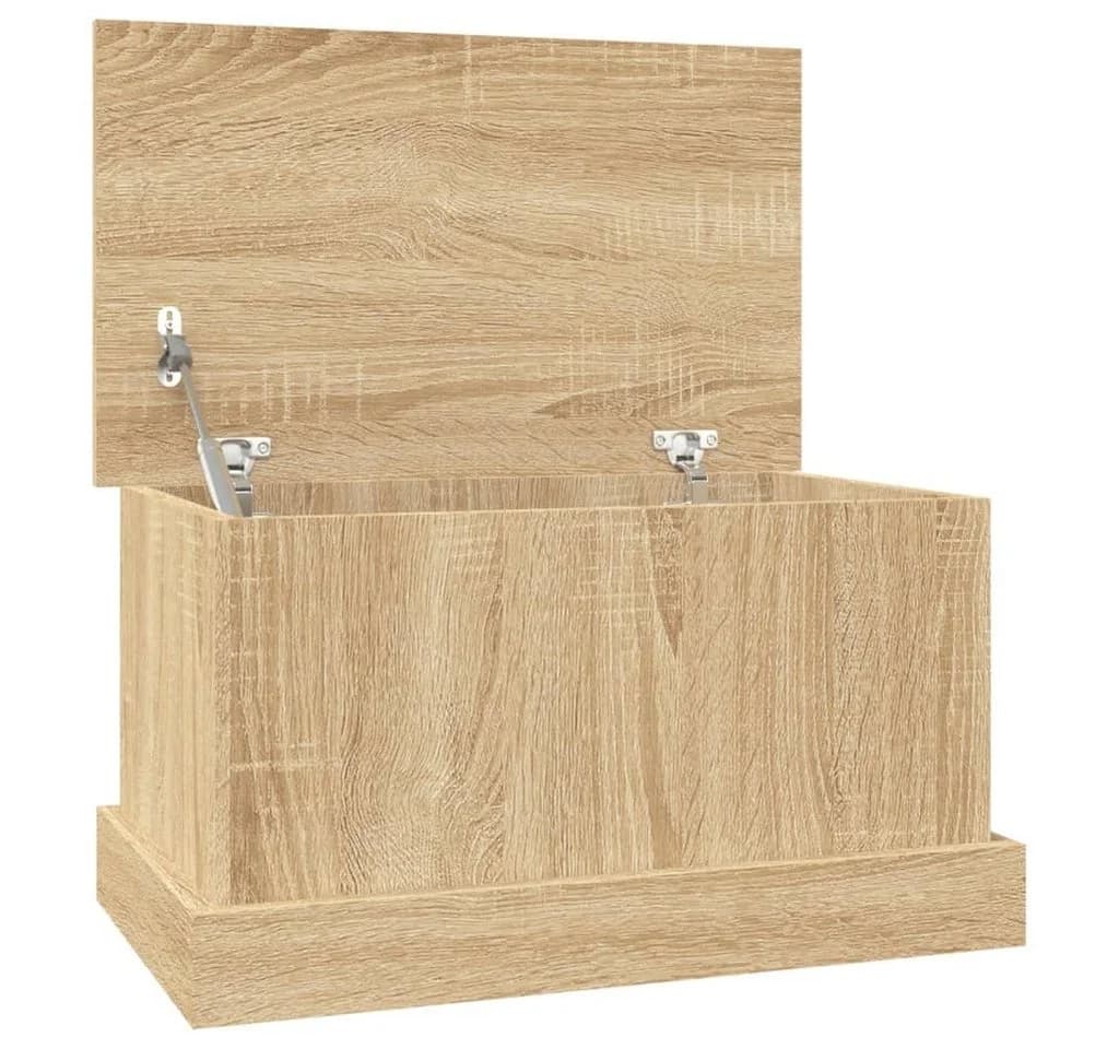 vidaXL Aufbewahrungsbox Sonoma-Eiche Holzwerkstoff mit Deckel - Bild 2