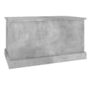 vidaXL Aufbewahrungsbox Truhe Betongrau Holzwerkstoff Bild 4