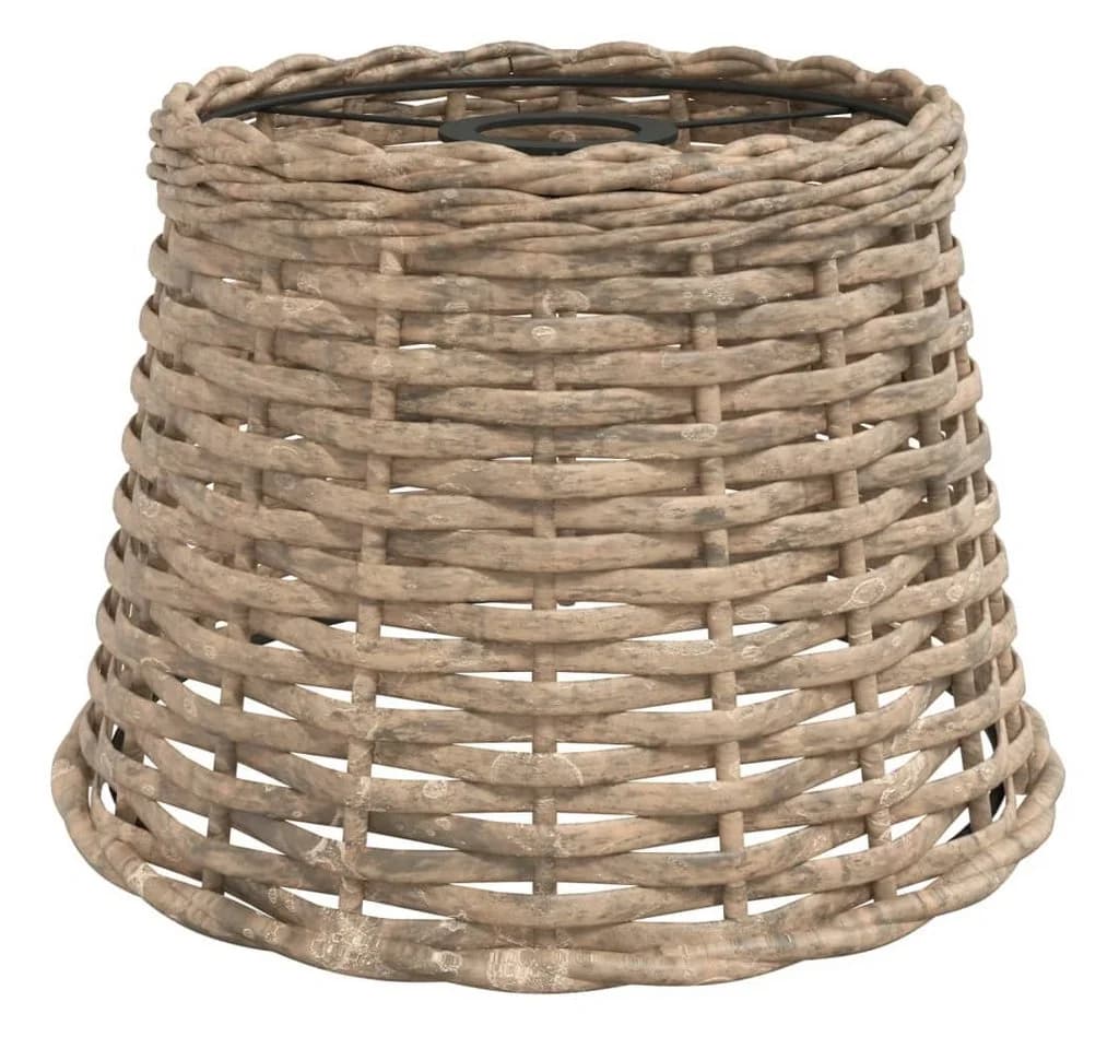 vidaXL Lampenschirm Braun Korbweide Pendelleuchte - Bild 2