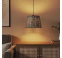 vidaXL Lampenschirm Braun Ø30x20 cm Korbweide Bild 3