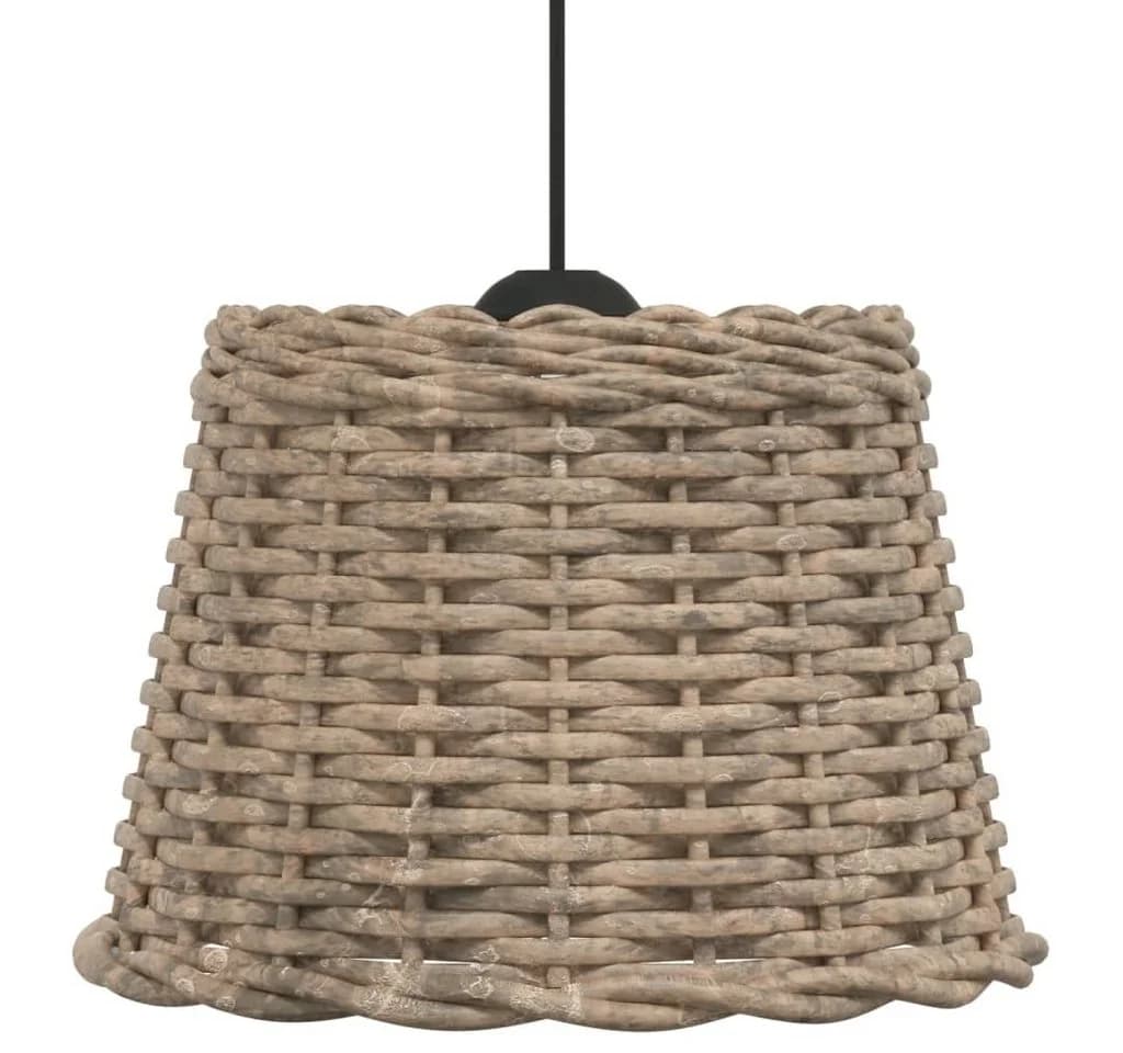 vidaXL Lampenschirm Braun Ø30x20 cm Korbweide - Bild 4
