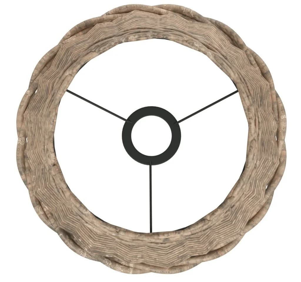 vidaXL Lampenschirm Braun Ø30x20 cm Korbweide - Bild 5