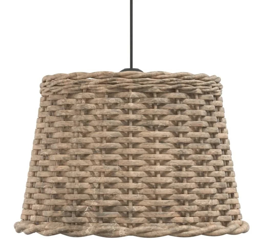 vidaXL Lampenschirm Korbweide Braun Ø40x26 cm - Bild 4