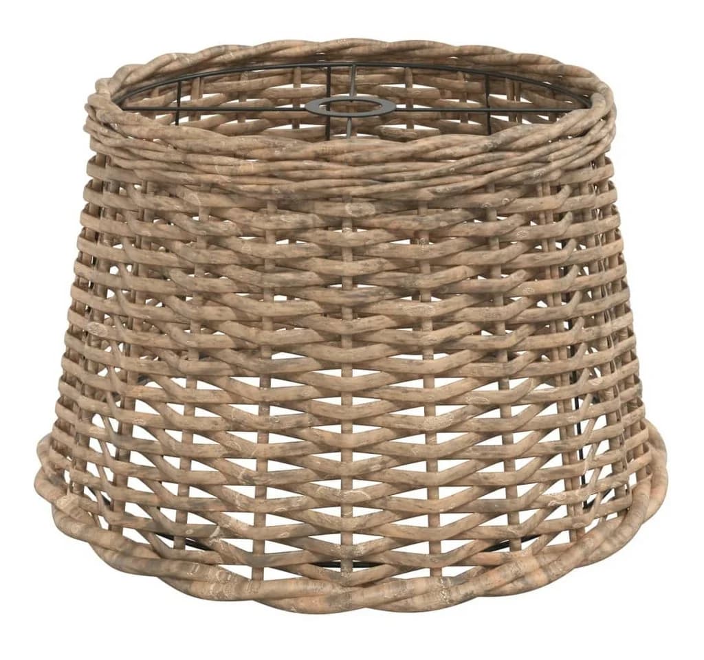 vidaXL Lampenschirm Braun Ø45x28 cm Korbweide - Bild 2