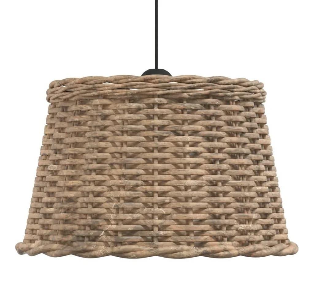 vidaXL Lampenschirm Braun Ø45x28 cm Korbweide - Bild 4