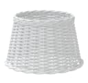 vidaXL Lampenschirm Weiß Korbweide E27 Bild 2