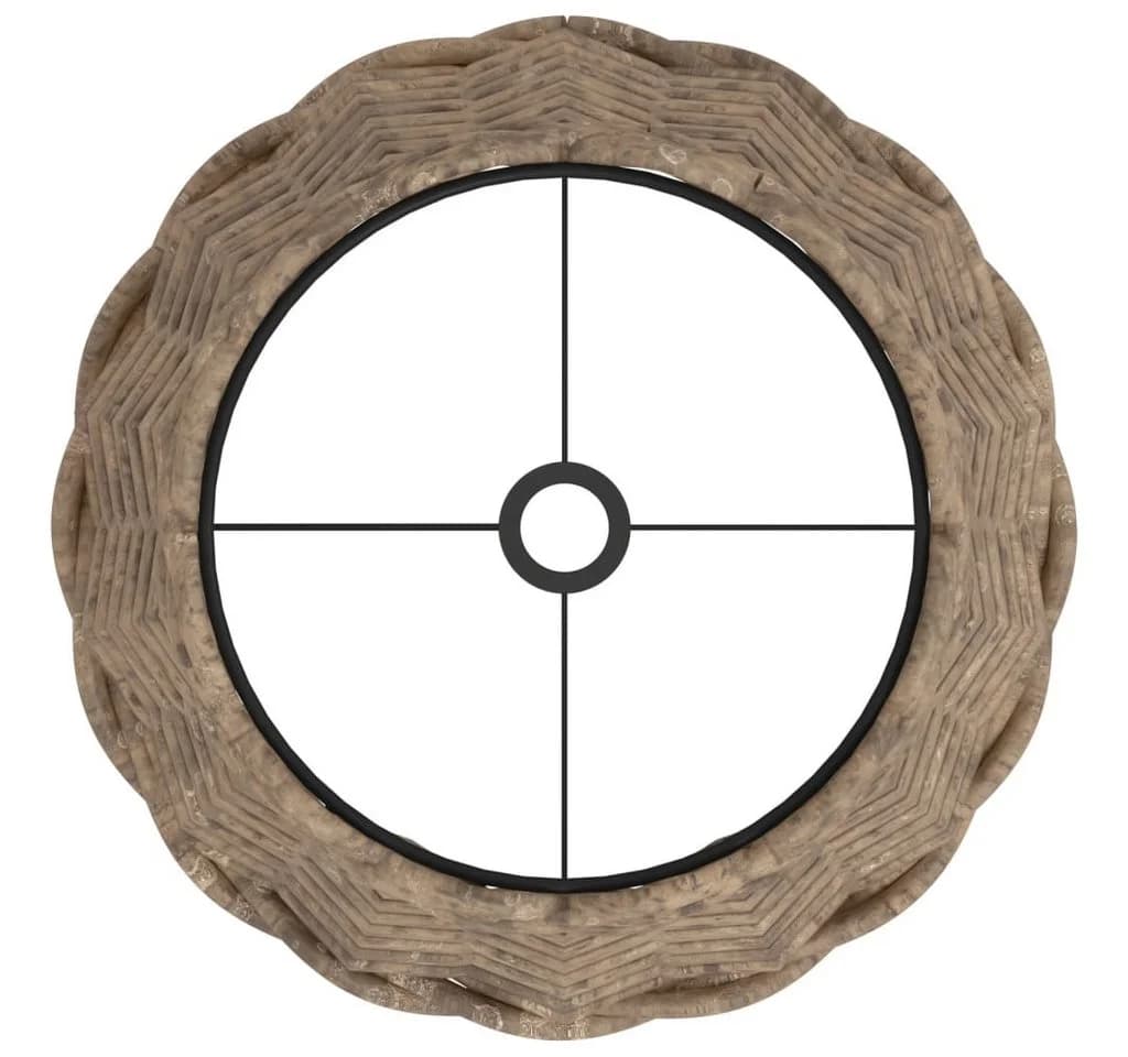 vidaXL Lampenschirm Braun Ø20x15 cm Korbweide - Bild 5