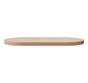 vidaXL Tischplatte 60x30x2,5 cm Massivholz Kiefer Oval Bild 3