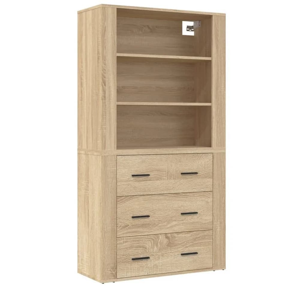 vidaXL Highboard Sonoma-Eiche Holzwerkstoff - Bild 2