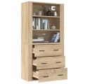 vidaXL Highboard Sonoma-Eiche Holzwerkstoff Bild 5