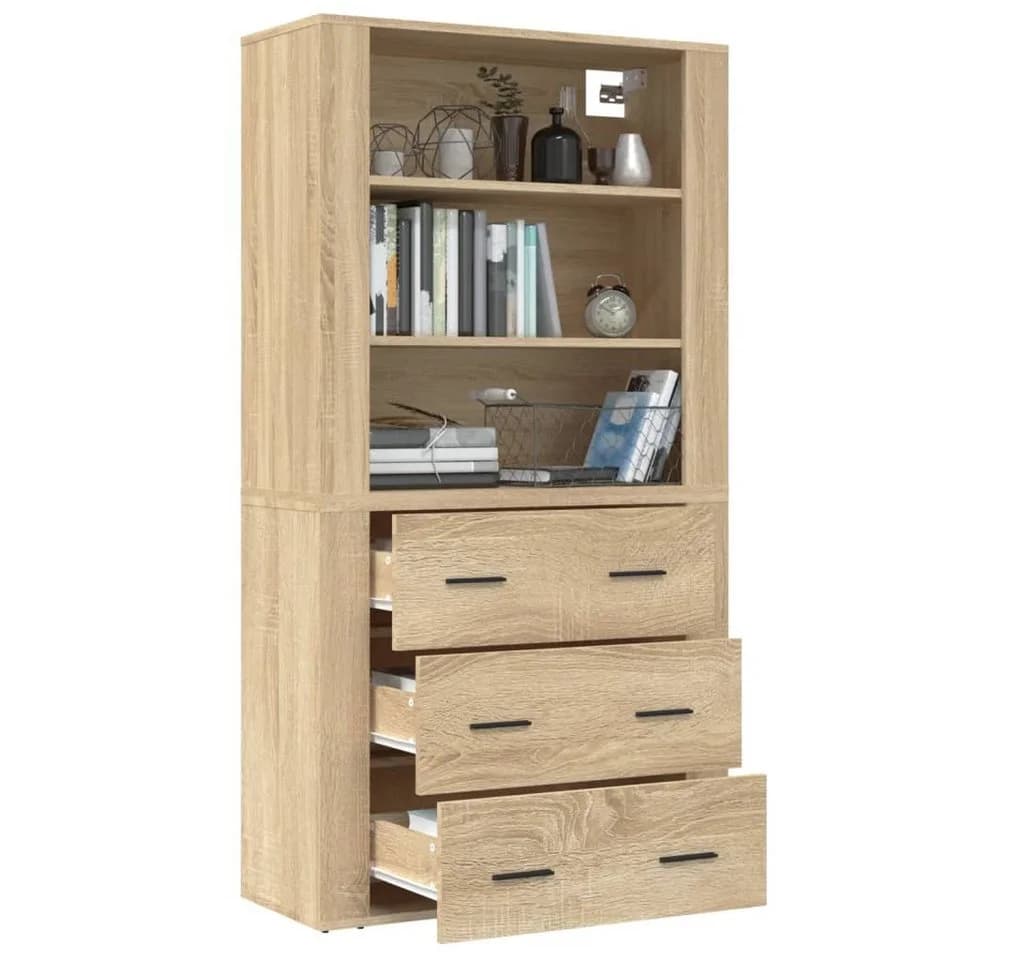 vidaXL Highboard Sonoma-Eiche Holzwerkstoff - Bild 5