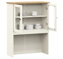 vidaXL Sideboard-Aufsatz VIGO Weiß Massivholz Kiefer Bild 3