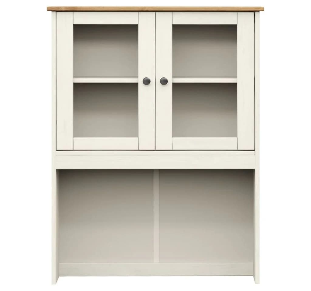 vidaXL Sideboard-Aufsatz VIGO Weiß Massivholz Kiefer - Bild 4