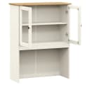 vidaXL Sideboard-Aufsatz VIGO Weiß Massivholz Kiefer Bild 5