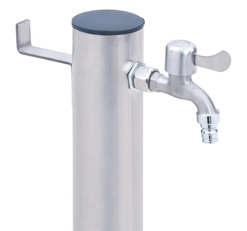 vidaXL Bewässerungssystem Wassersäule 100 cm Edelstahl Rund - Bild 4