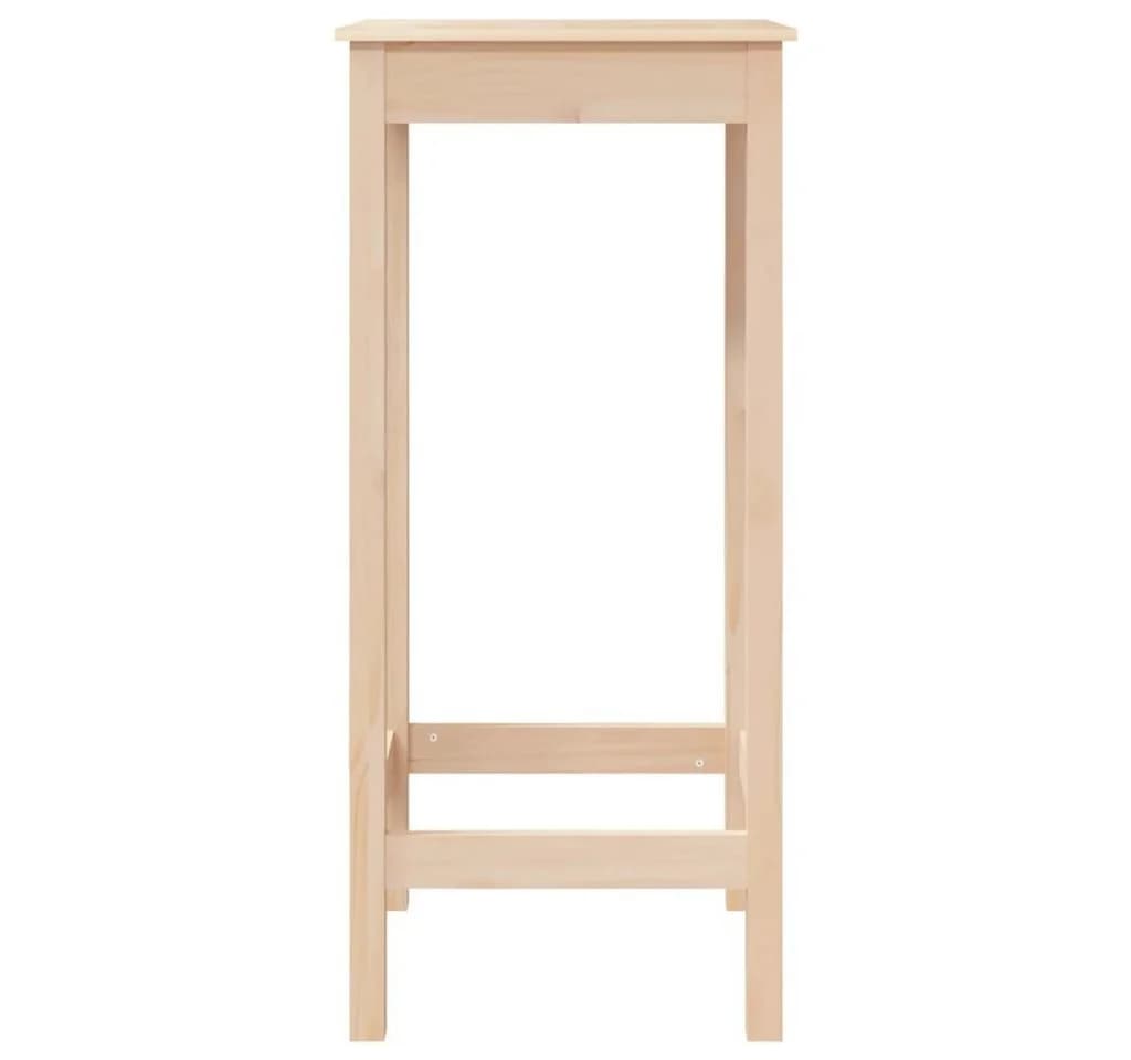 vidaXL Bartisch Esstisch Massivholz Kiefer 50x50x110 cm - Bild 5