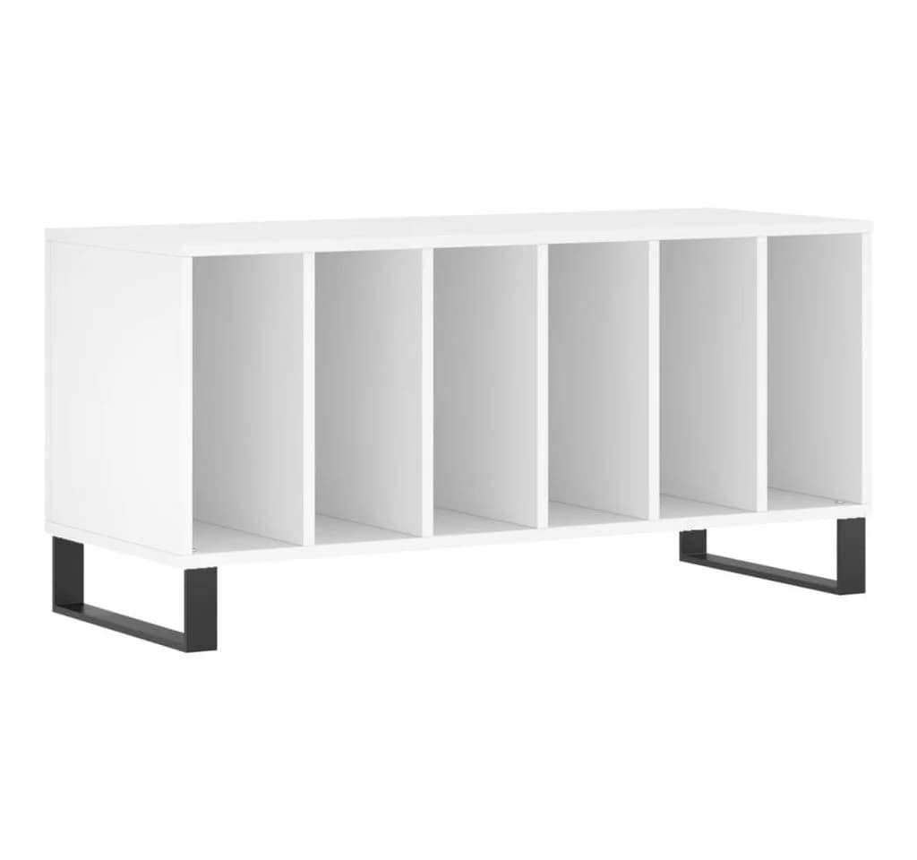 vidaXL Plattenschrank Weiß Holzwerkstoff Eisenbeine - Bild 2