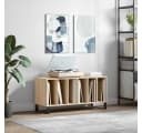 vidaXL Plattenschrank Lowboard Sonoma-Eiche Holzwerkstoff Bild 1