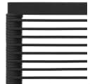 vidaXL Gartenlounge-Set 4-tlg. Schwarz Grau Poly Rattan Bild 5