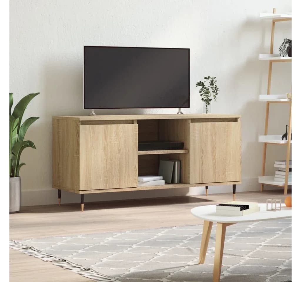 vidaXL TV-Schrank Sonoma-Eiche Holzwerkstoff