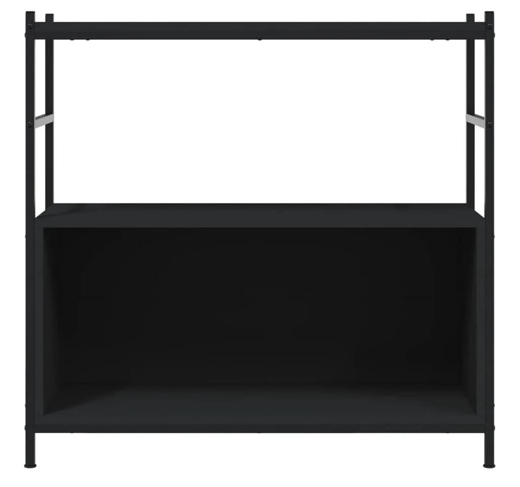 vidaXL Bücherregal Schwarz Industrie-Stil Holzwerkstoff & Eisen - Bild 4
