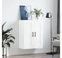 vidaXL Hängeschrank Wandschrank Weiß Holzwerkstoff Bild 3