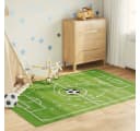 vidaXL Kinderteppich Fußballfeld Grün Bild 1