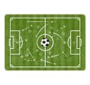 vidaXL Kinderteppich Fußballfeld Grün Bild 2