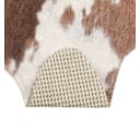 vidaXL Teppich Braun & Weiß 120x170 cm Kuhmuster Samt Bild 5