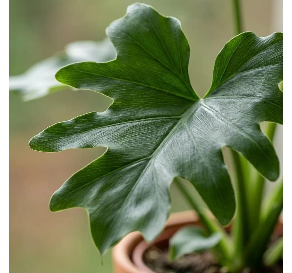 Florora Zimmerpflanze Philodendron Lickety Split 70 cm Grün - Bild 4