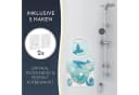 Homerella Duschmatte rutschfest Kinder BPA-frei mit Haken Bild 3