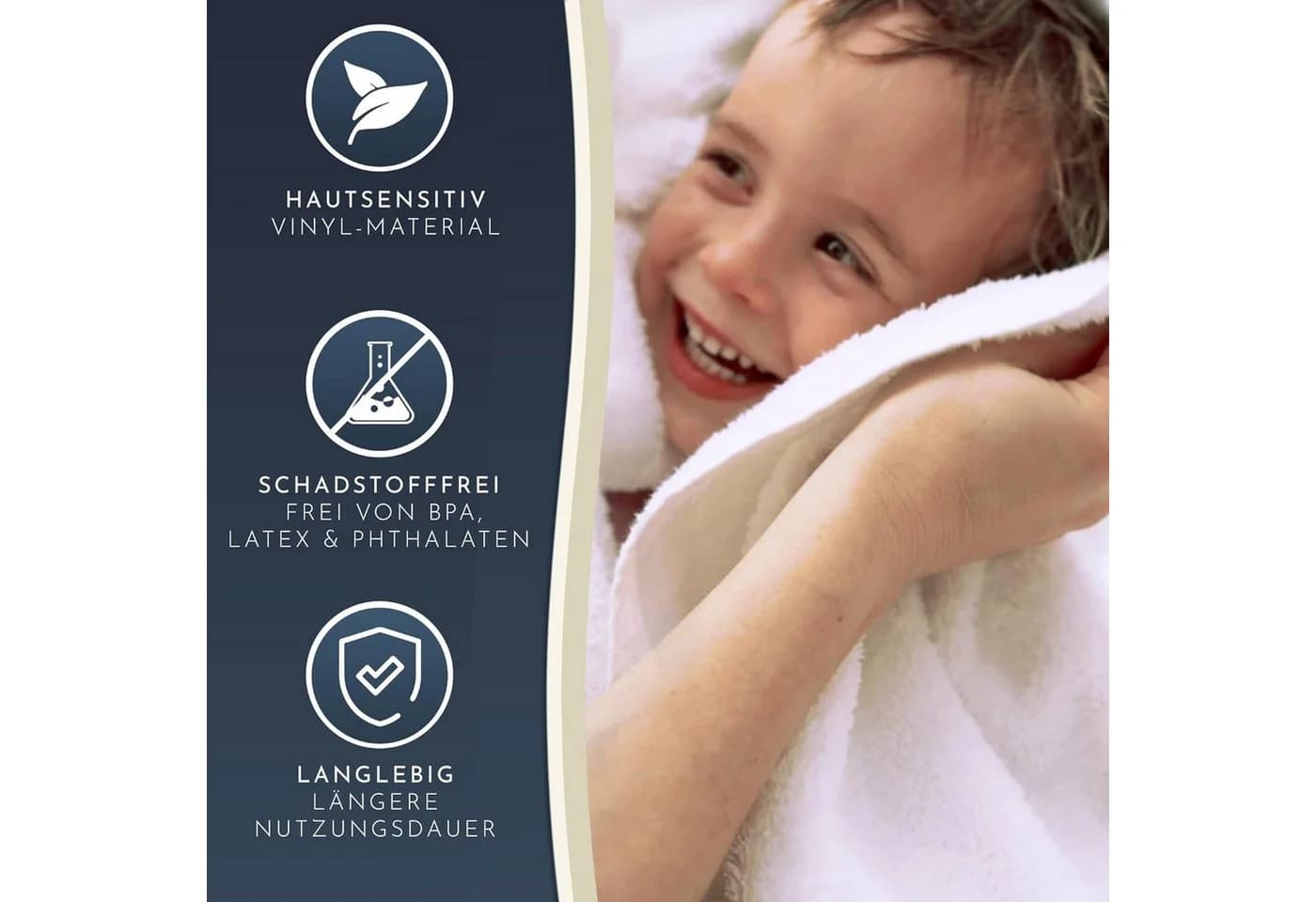 Homerella Duschmatte rutschfest Kinder BPA-frei mit Haken - Bild 5