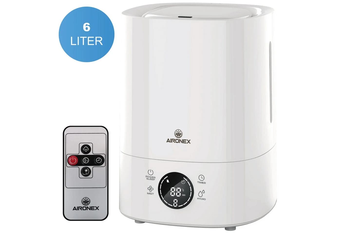 Aironex Luftbefeuchter 6 Liter Top-Fill Aroma - Bild 2
