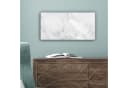 OneMillionCanvasses® Leinwandbild Marmor Grau/Weiß Panorama Bild 5