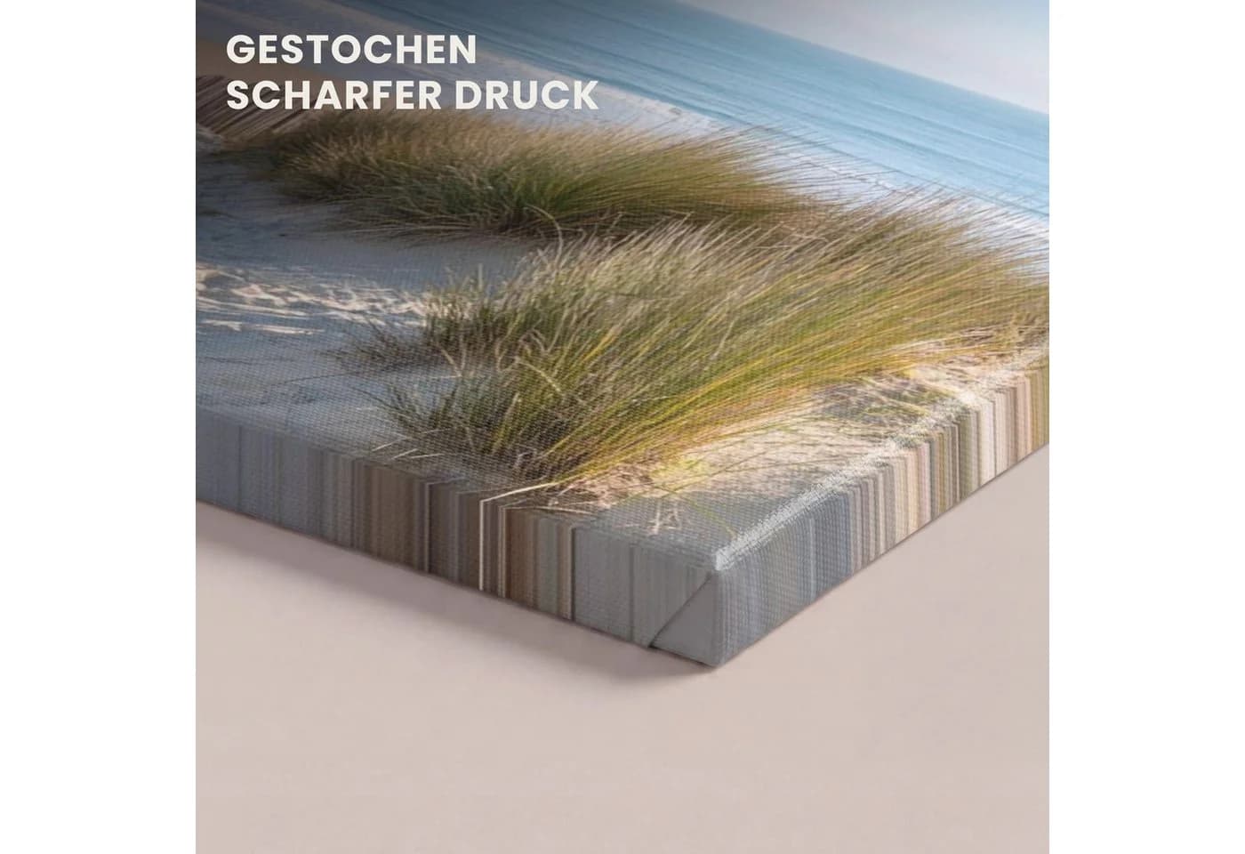 OneMillionCanvasses® Leinwandbild Panorama Strand Meer Düne - Bild 3