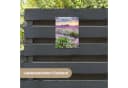 OnlyWow Gartenposter Lavendel Lila Blumen PVC Wetterfest Bild 4
