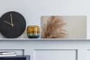 OneMillionCanvasses® Leinwandbild Panorama Gras - Pflanzen - Natur - Pampasgras, Fotodruck Bild 1