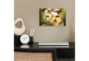 MuchoWow Poster Frau mit Kopftuch und bunten Blumen Bild 1