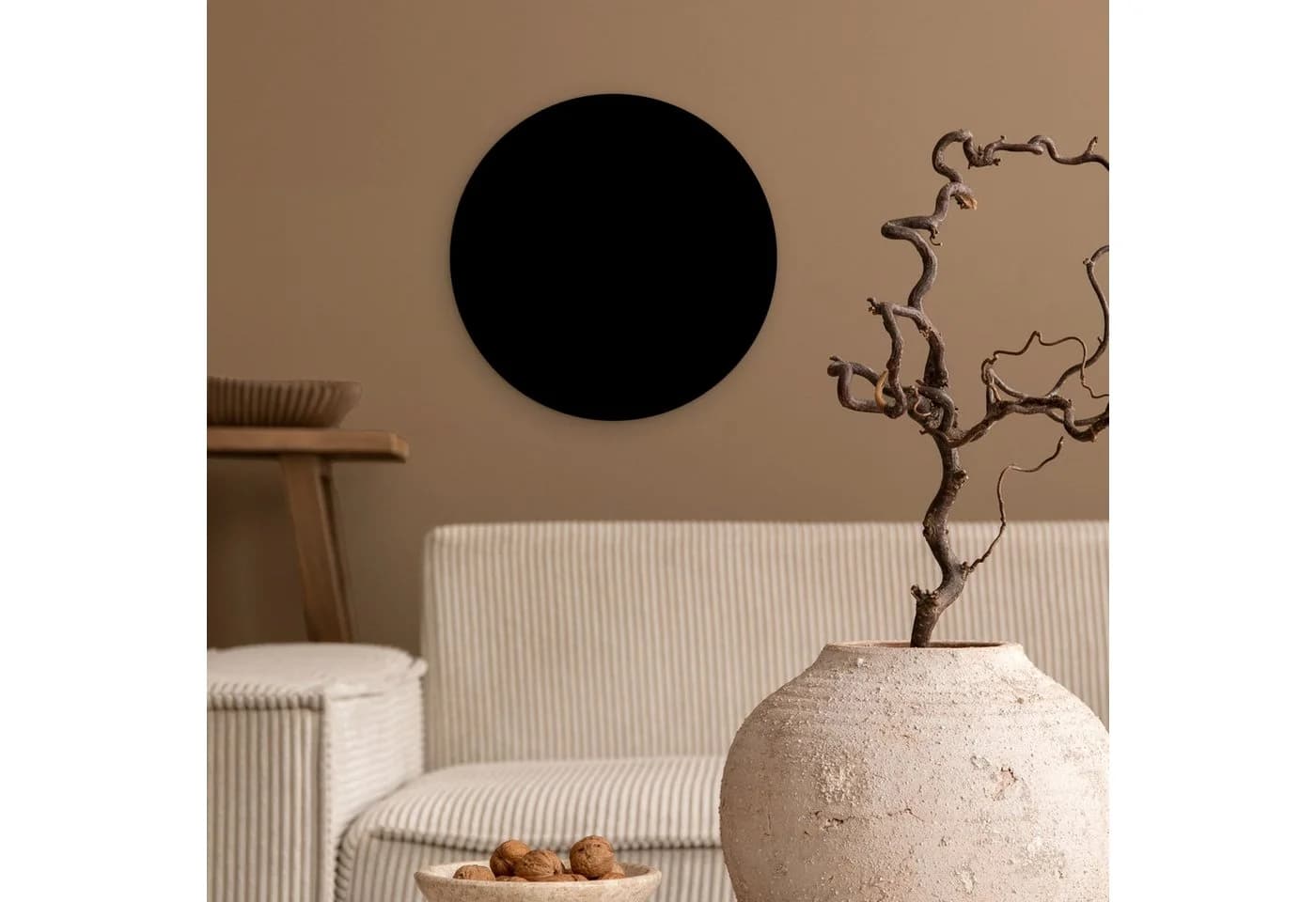 MuchoWow Rundes Wandbild Schwarz Forex Wandkreis - Bild 3