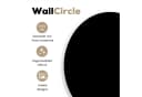MuchoWow Rundes Wandbild Schwarz Forex Wandkreis Bild 5