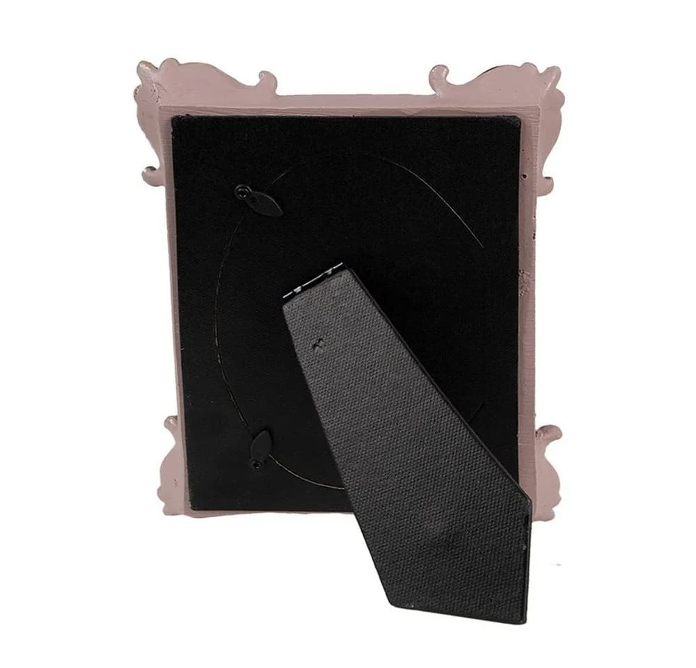 Clayre & Eef Bilderrahmen Barock Pastell Silber Rosa 10x15