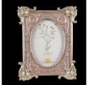 Clayre & Eef Bilderrahmen Barock Pastell Silber Rosa 10x15 Bild 3