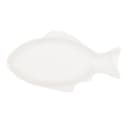Clayre & Eef Dekoschale Fischform Weiß Keramik Bild 1