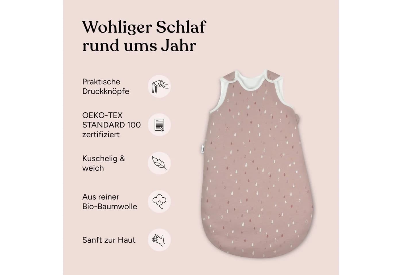 Ehrenkind Babyschlafsack Bio-Baumwolle 2.5 TOG Rund - Bild 3