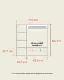 Ehrenkind Kinderkleiderschrank Montessori Kiefer Natur Massivholz Bild 1