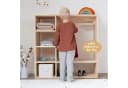 Ehrenkind Kinderkleiderschrank Montessori Kiefer Natur Massivholz Bild 4
