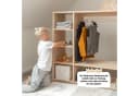 Ehrenkind Kinderkleiderschrank Montessori Kiefer Natur Massivholz Bild 5