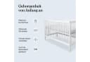 Ehrenkind Babybett PUR Massivholz Weiß 9-fach höhenverstellbar Bild 3