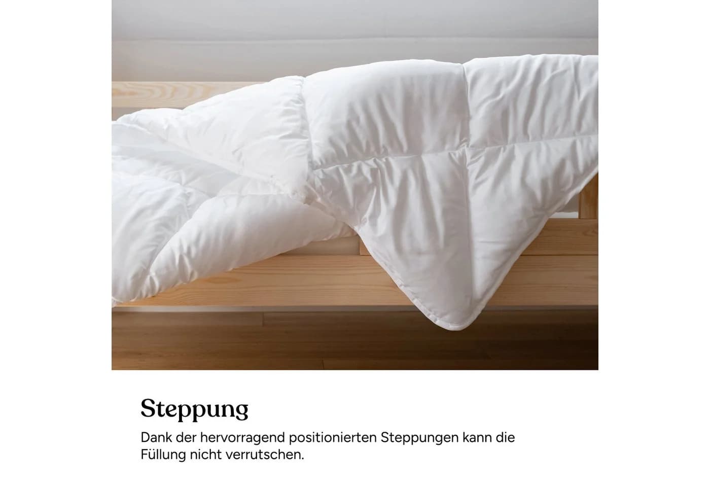 Ehrenkind Steppbett + Kopfkissen Kinder-Set Polyester - Bild 4
